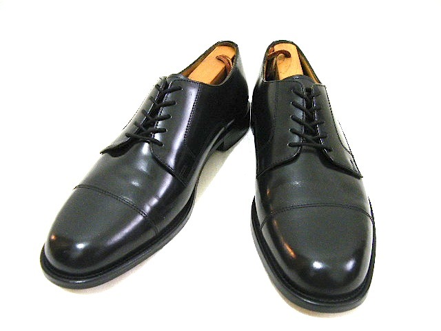 超美品◇BOSTONIAN/ボストニアン◇外羽根/ブラック/レザーシューズ 9 1/2 M