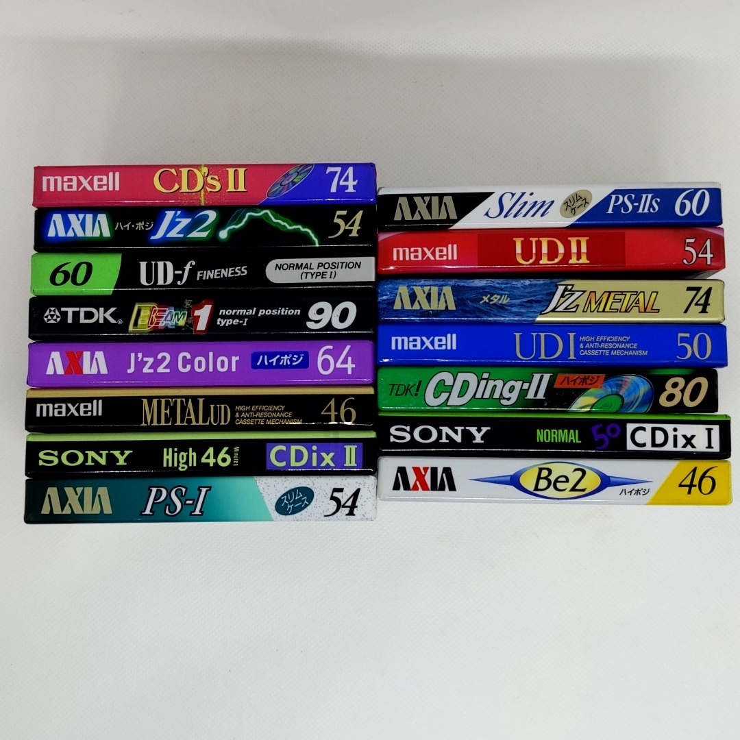 maxell TDK SONY AXIA カセットテープ15本セット(記録媒体)｜売買されたオークション情報、yahooの商品情報をアーカイブ公開 - オークファン 記録媒体