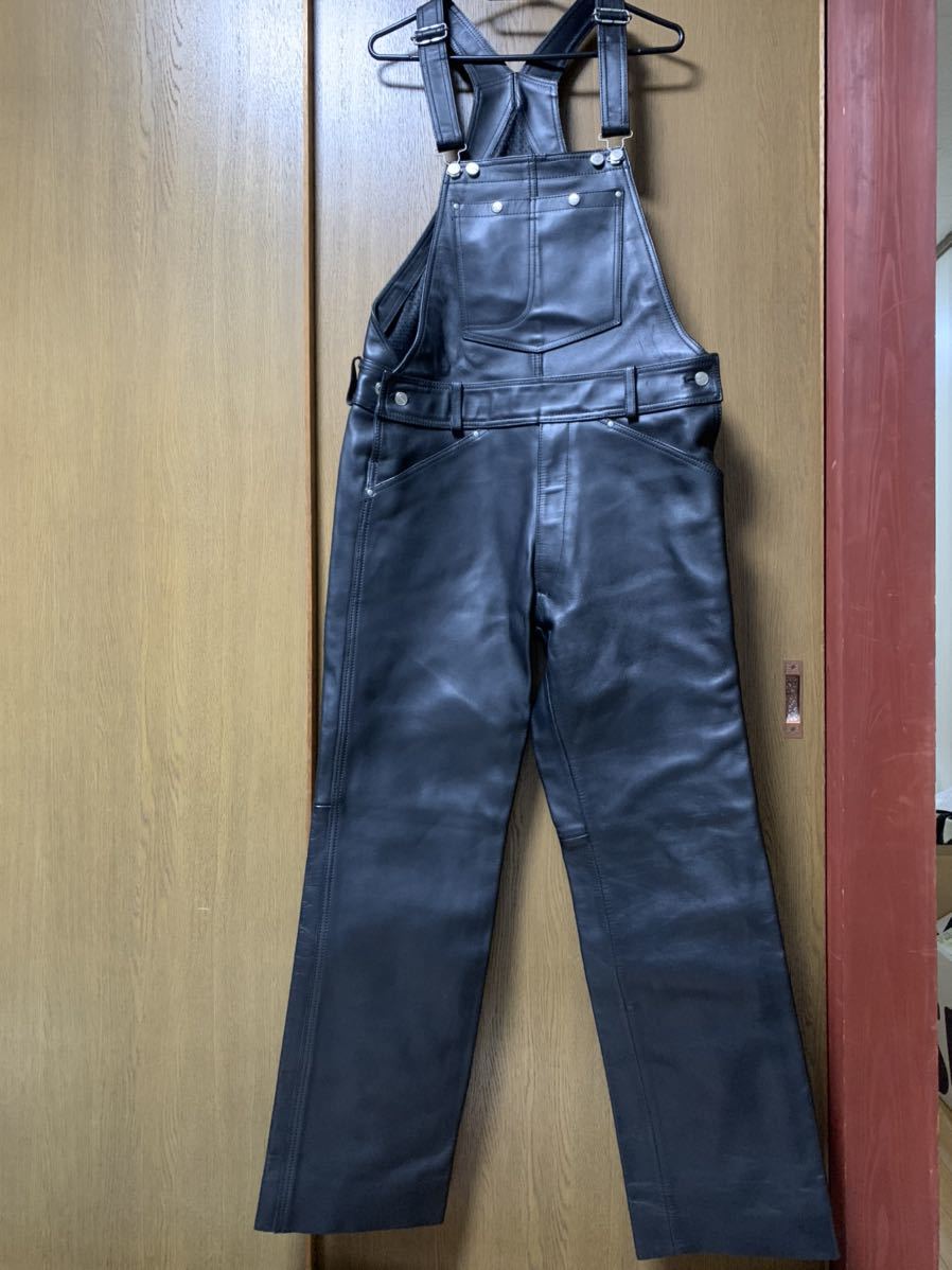 KADOYA オーバーオール LL KADOYA カドヤ レザーオーバーオール LLサイズ パンツ 自動車