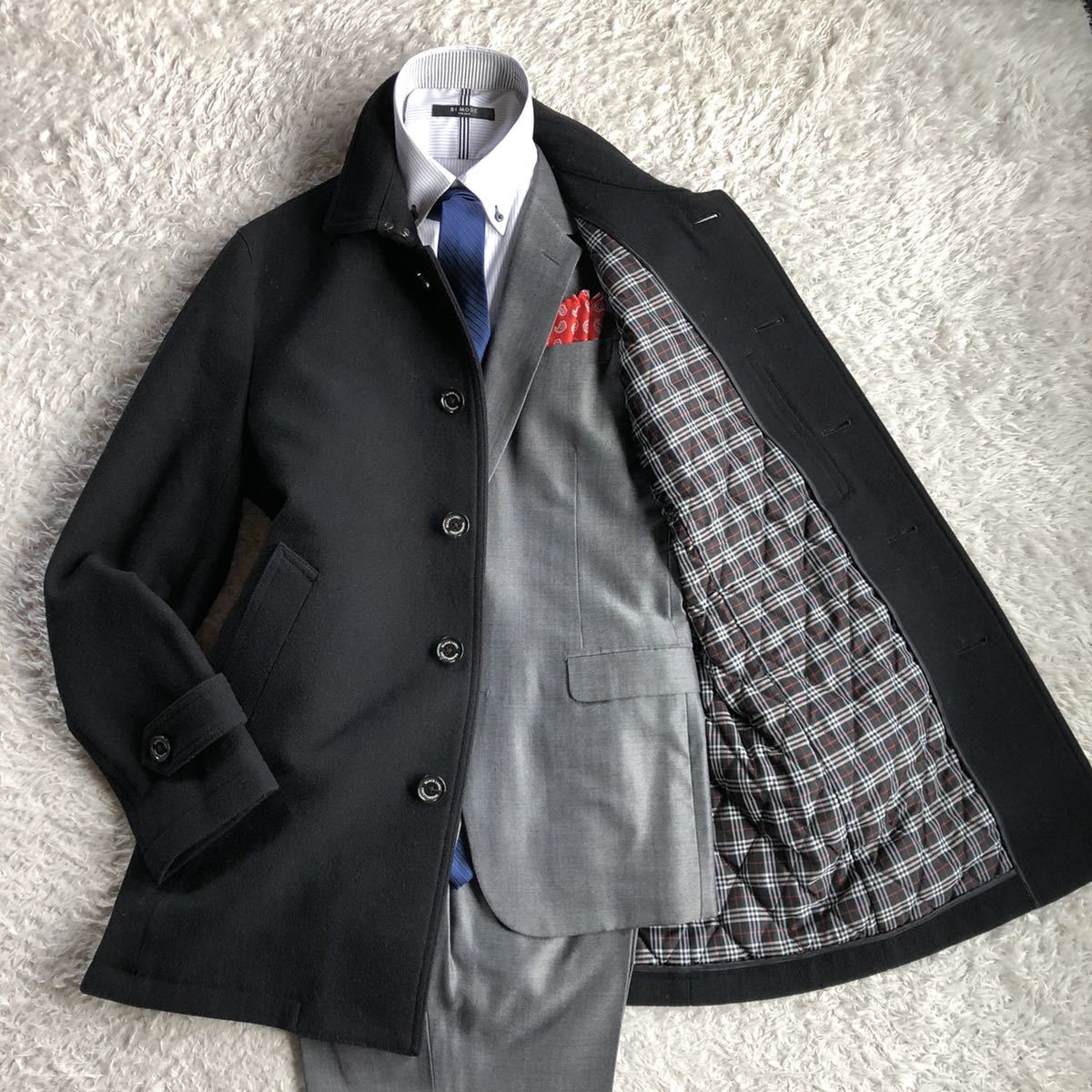 豪華裏地チェック柄☆ブラックレーベルクレストブリッジ【BLACK LABEL 