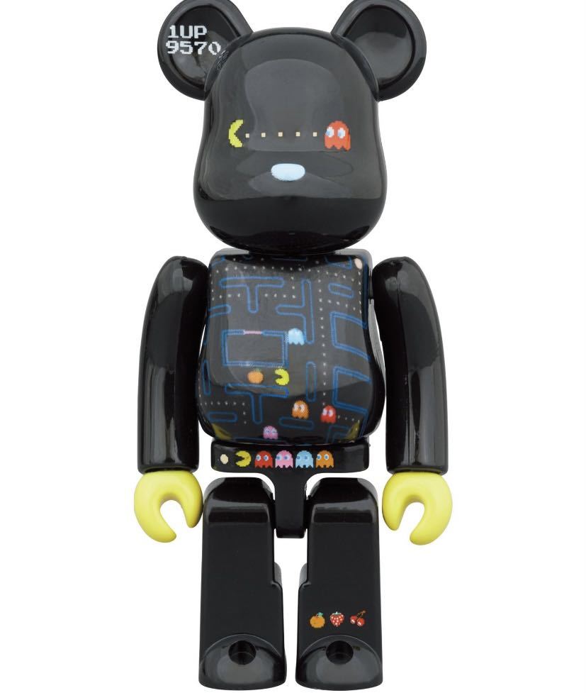 【送料無料】【新品】BE@RBRICK PAC-MAN 100％ & 400％ ベアブリック /パックマン_2