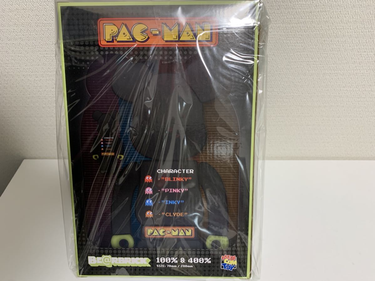 【送料無料】【新品】BE@RBRICK PAC-MAN 100％ & 400％ ベアブリック /パックマン_6