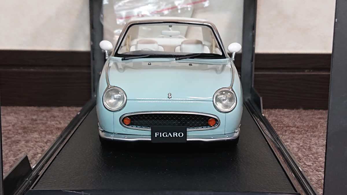 ☆ HobbyJapan ホビージャパン 1/18 日産 フィガロ ペールアクア