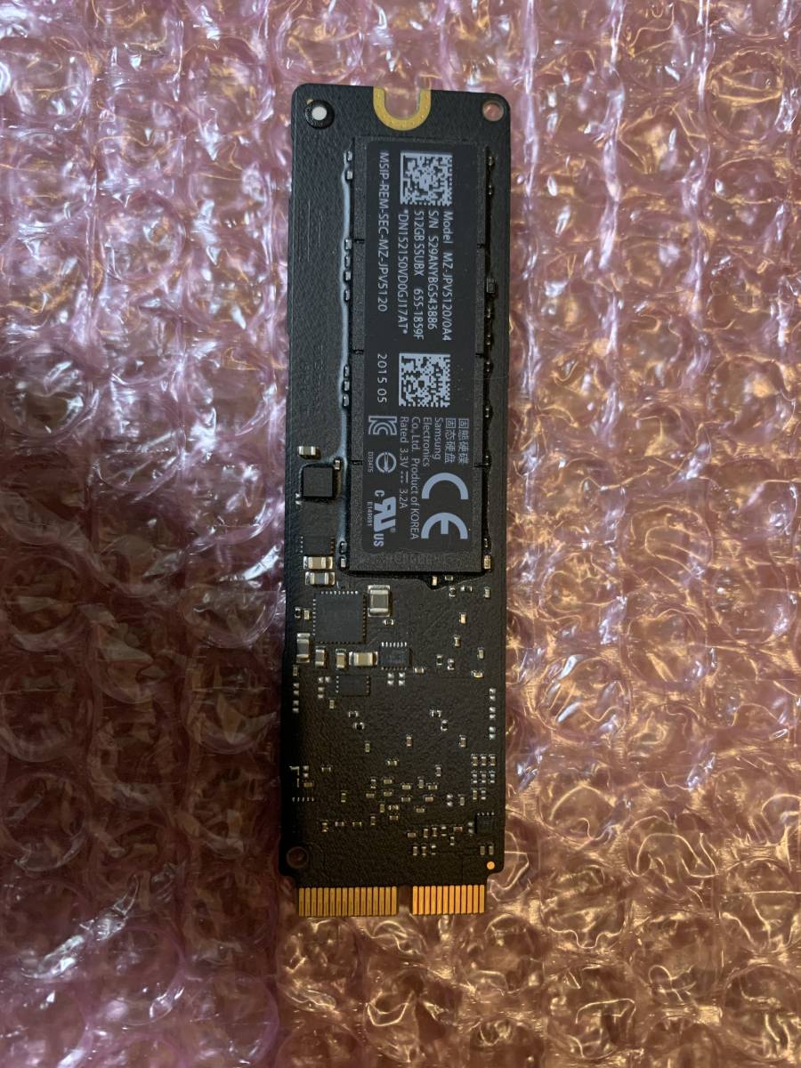 ♪♪Apple純正 超高速版SSD512GB SAMSUNG製 送料無料♪♪ パーツ