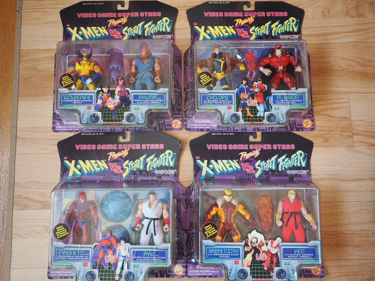 未開封品 x-men vs street fighter 4体セット toybiz 【公式通販】