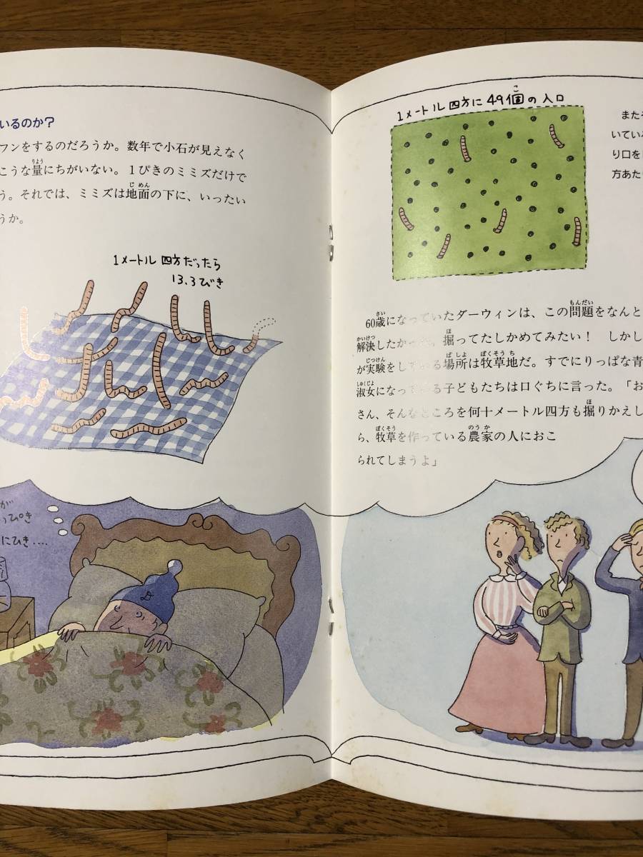 たくさんのふしぎ 135号 ダーウィンのミミズの研究 新妻昭夫 文 杉田比呂美 絵 絵本一般 売買されたオークション情報 Yahooの商品情報をアーカイブ公開 オークファン Aucfan Com