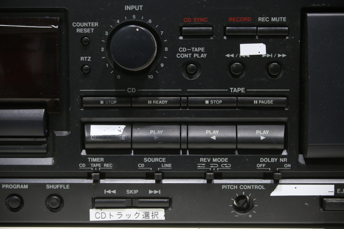 TASCAM タスカム 業務用 CDプレーヤー カセットデッキ CD-A500