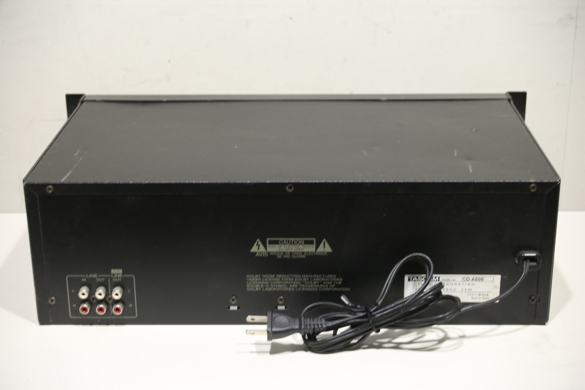 TASCAM タスカム 業務用 CDプレーヤー カセットデッキ CD-A500