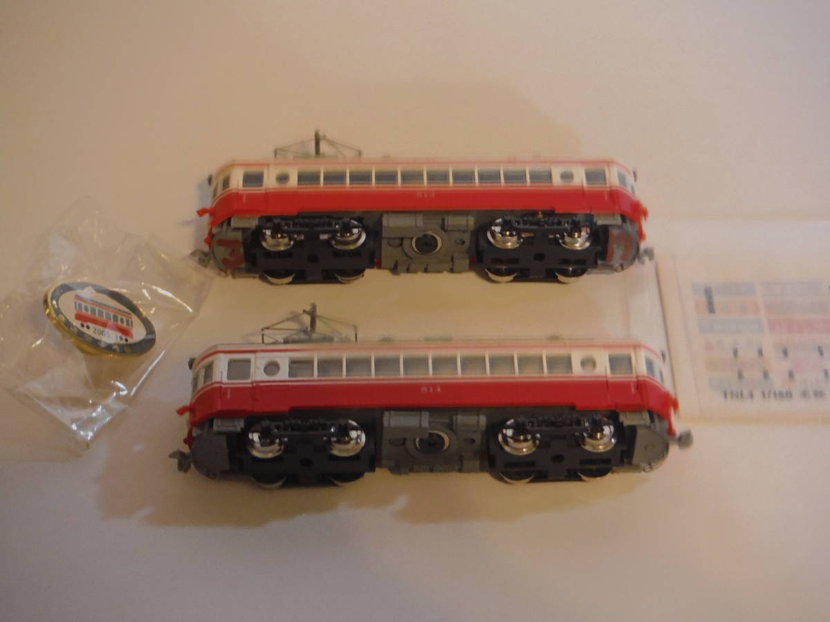 名鉄モ510型 赤白塗装 2両セット