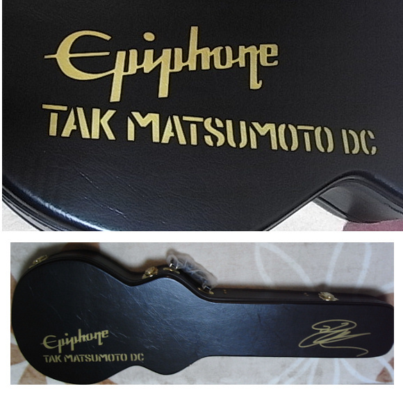 松本 孝弘 TAK MATSUMOTO DC Epiphone ハードケース DC Tak Epiphone