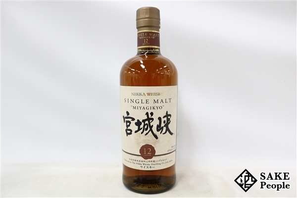 ニッカ 宮城峡 シングルモルト 700ml 12年 : 0 シングルモルト宮城峡 