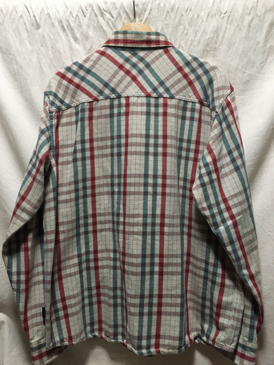 新品 patagonia チンストラップ フランネルシャツ XS ネルシャツ N