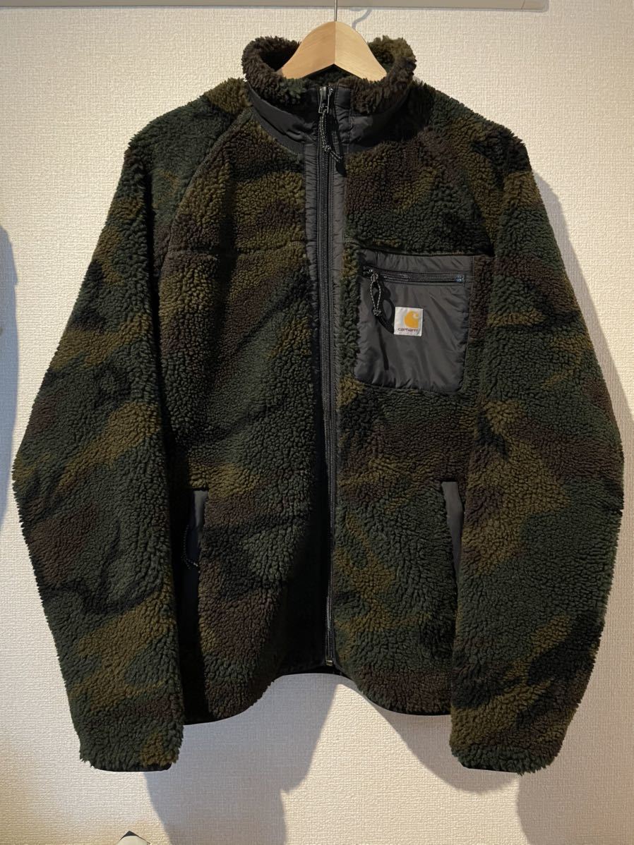 正規品，2025タグ付き Carhartt WIP カーハート フリース カモフラ 迷彩 ウッドランドカモ M(ジャンパー、ブルゾン)｜売買されたオークション情報、yahooの商品情報をアーカイブ公開 - オークファン 男性用
