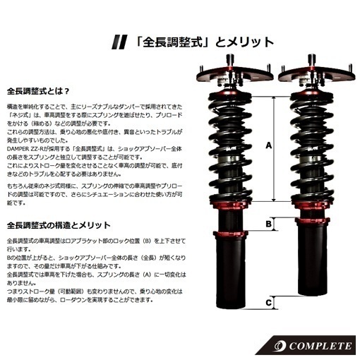 BLITZ ブリッツ 車高調 DAMPER ZZ-R トヨタ MR2 SW20 1991/12～ 92413 送料無料 新品_2