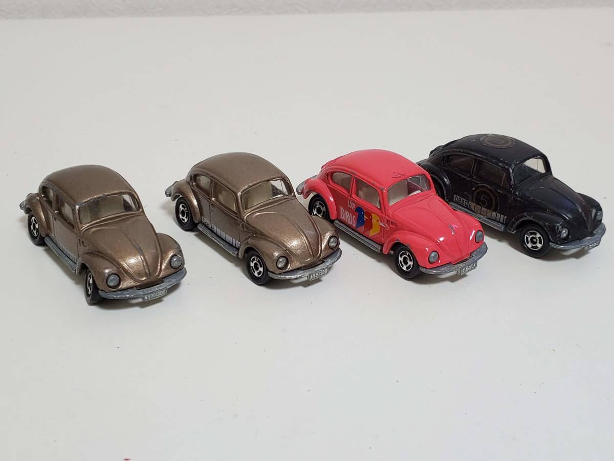 【絶版希少品】トミカプレミアム 40台まとめ売り アウトレット ドイツ トミカ NO.F20 フォルクスワーゲン ビートル 4台