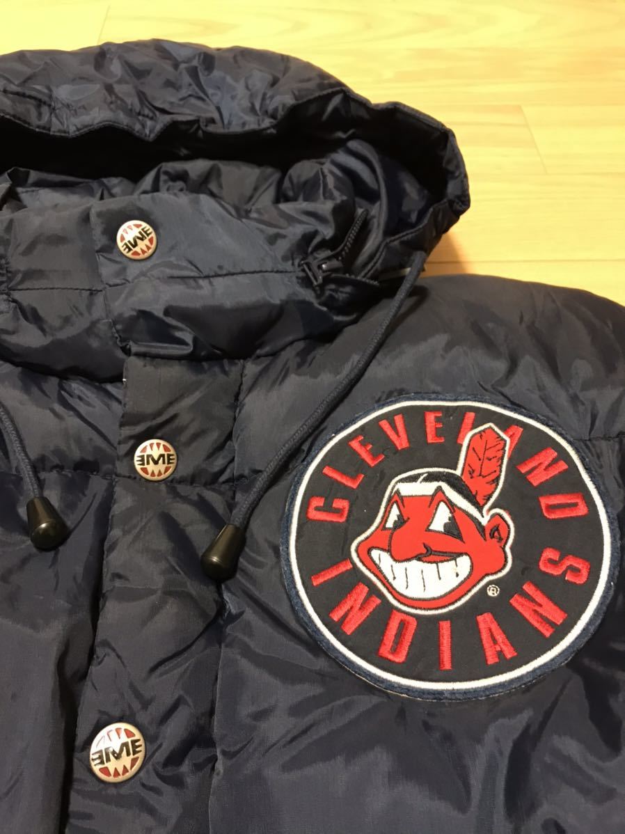 ☆90s MIRAGE製／MLB Indians M大き目 希少マウンテンジャケット