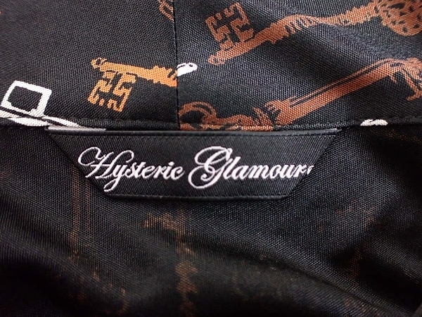 Hysteric Glamour ワンピース・F△ヒステリックグラマー/総柄 鍵柄/21