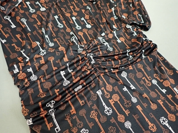Hysteric Glamour ワンピース・F△ヒステリックグラマー/総柄 鍵柄/21