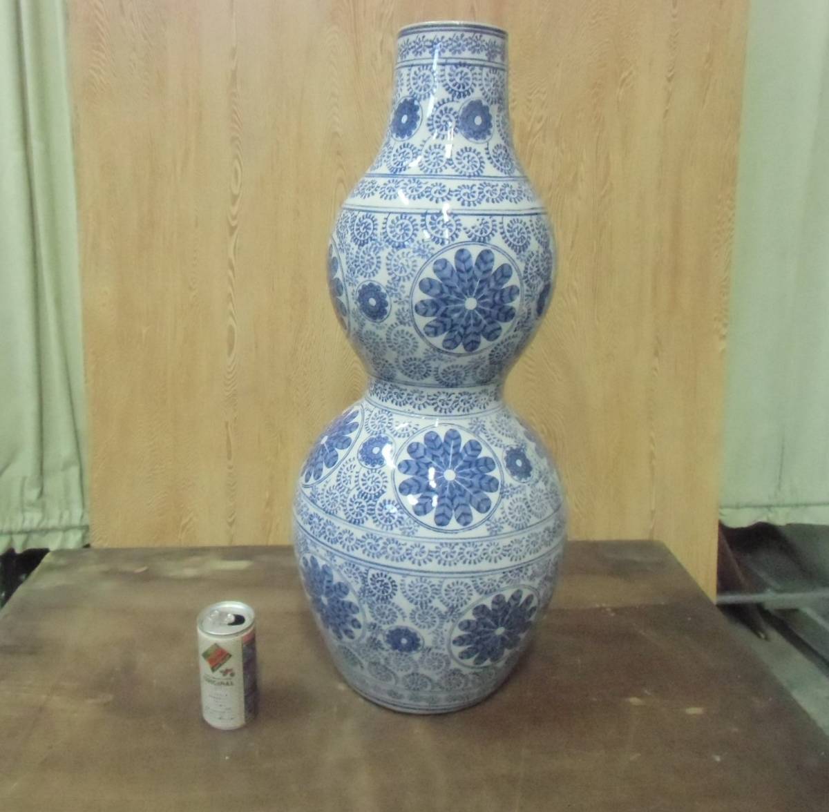 改 △え-172 大花瓶 陶磁器 蛸唐草 花瓶 花器 花入れ ※寸法は