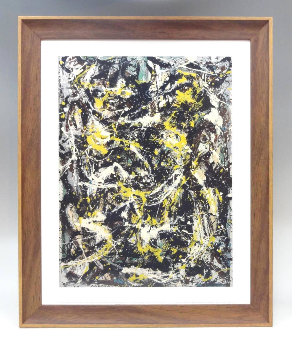 新品☆額付アートポスター◇ジャクソンポロック☆Jackson Pollock 