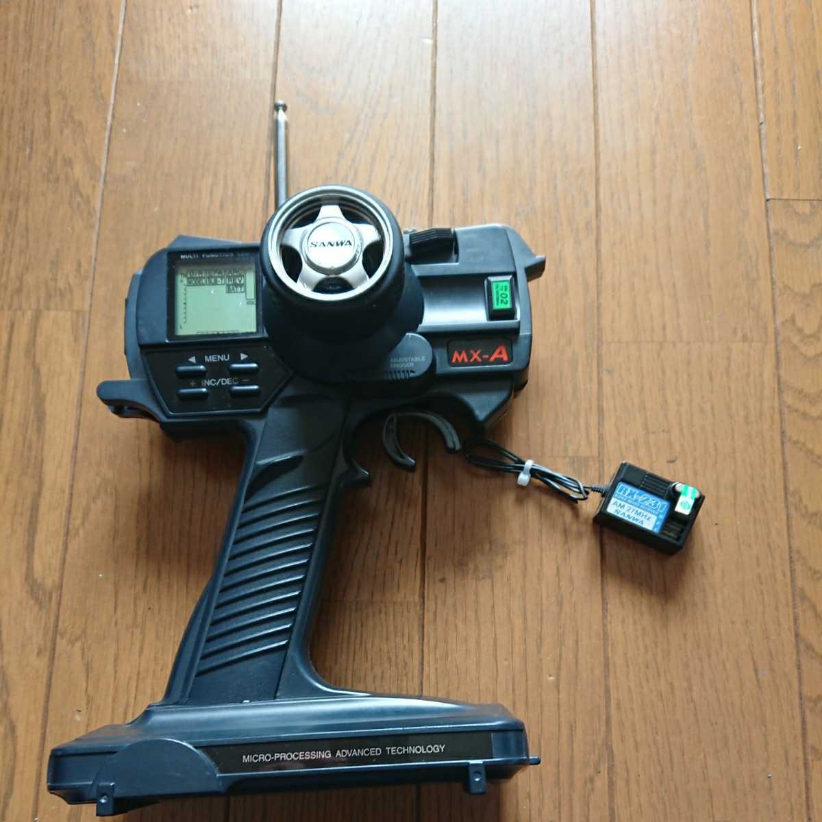 人気定番，豊富な サンワ AMプロポ MX-A 送信機 RX-231 受信機 バンド2番(プロポセット)｜売買されたオークション情報、yahooの商品情報をアーカイブ公開 - オークファン プロポセット