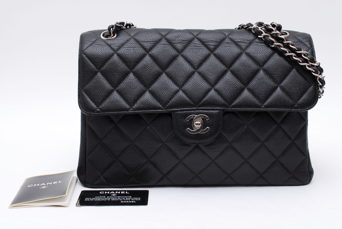 1円スタート 極美品 シャネル CHANEL 中マトラッセ ダブルフェイス 