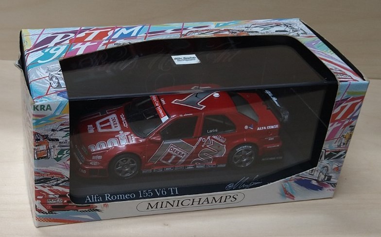 ミニチャンプス Alfa Romeo 155 V6 TI DTM 1994 1/43 アルファロメオ