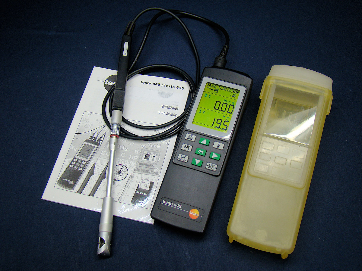 株式会社テストー 風速測定 testo ベーン式風速計 0 計測器 多機能環境