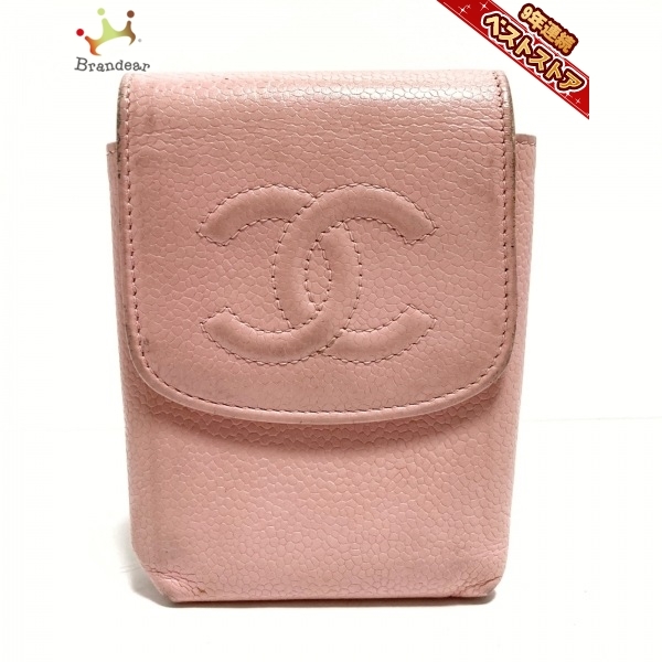 【安い，人気】 シャネル CHANEL シガレットケース - キャビアスキン ピンク 9番台 財布(その他)｜売買されたオークション情報、yahooの商品情報をアーカイブ公開 - オークファン 服飾小物