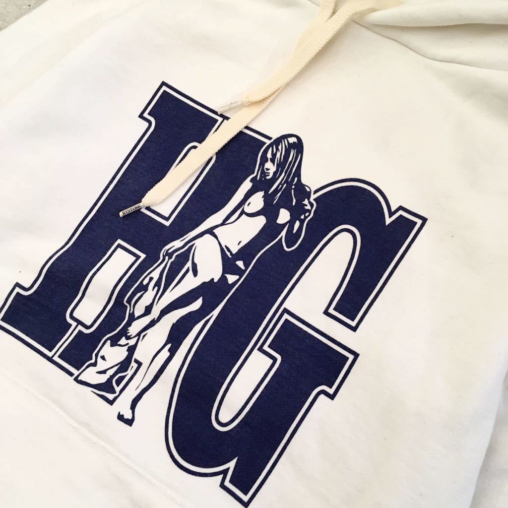 hysteric glamour ガールプリント プルオーバー スウェットパーカー