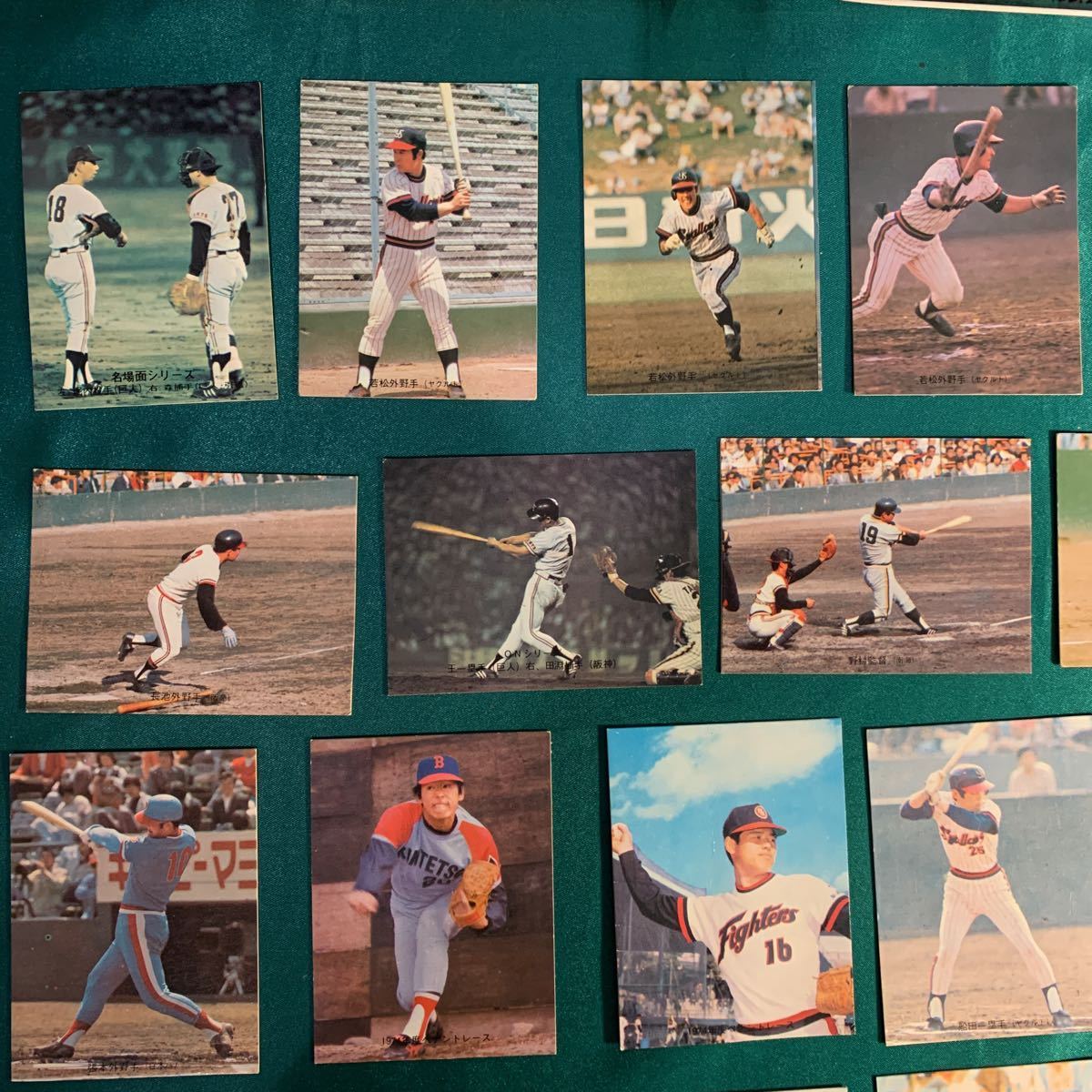 1974年 カルビー プロ野球カード 40枚 アルバム4冊 セット 当時物  