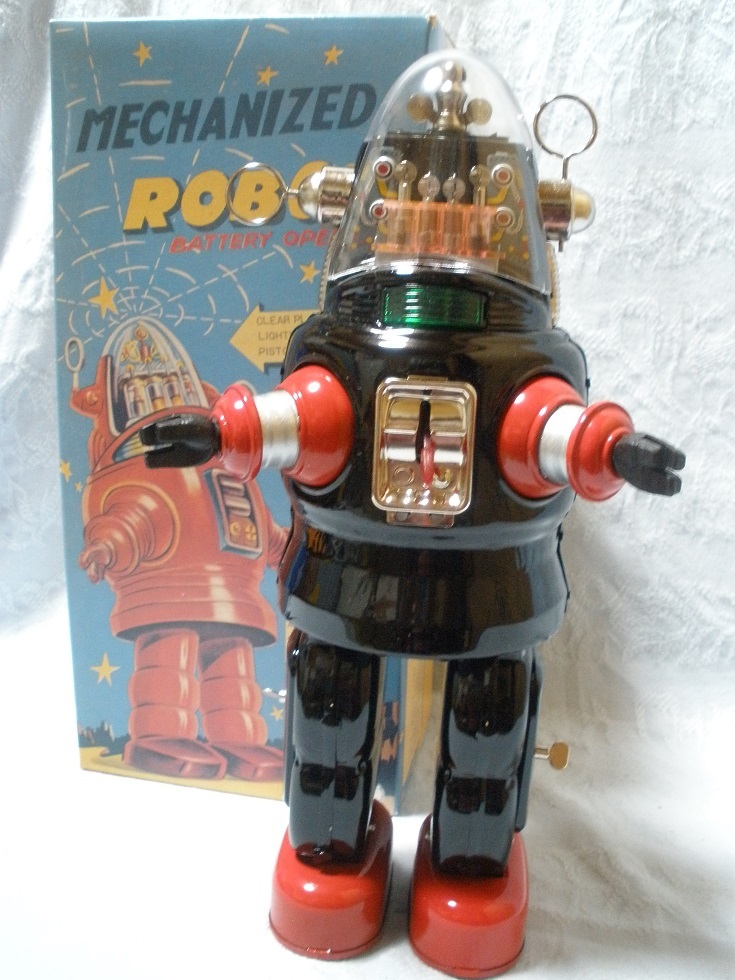 メカナイズド ロボット 復刻版 : ブリキ Mechanized 外箱付き 大阪