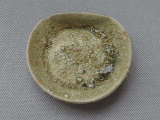 安い，新作登場 瀬戸古陶 自然釉 天場 山盃 平盃 / 平安時代