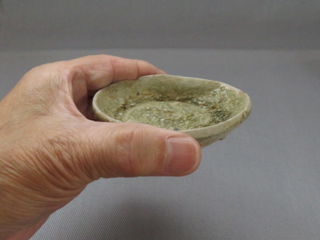 安い，新作登場 瀬戸古陶 自然釉 天場 山盃 平盃 / 平安時代