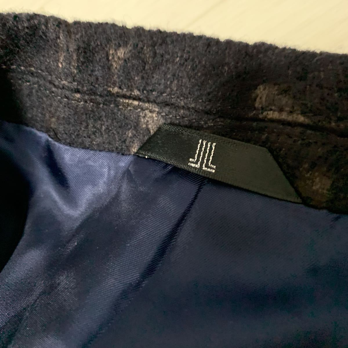 1429□【日本製】LANVIN ランバン　ウールコート　デザインコート　アウター　トップス　ブラック　総柄　メンズ　サイズ 46 | LANVIN COLLECTION Lanvin（コート・ジャケット｜メンズファッション）の通販 レディース コートの通販