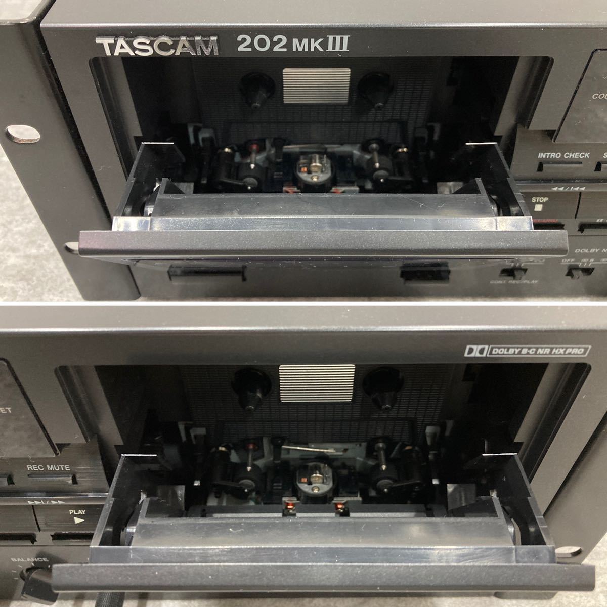 ◇TASCAM 202MKIII ダブルカセットデッキ TEAC ティアック タスカム