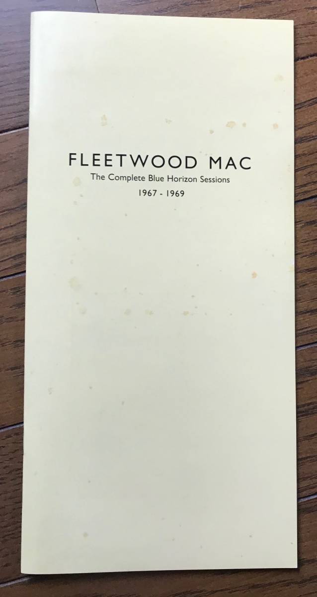 CD 6枚組 / 未発表曲多数/ FLEETWOOD MAC/ The Complete Blue Horizon