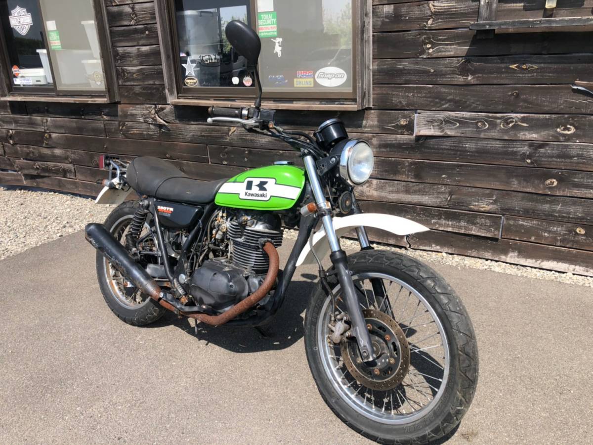 神戸明石発!カワサキ 250TR(BJ250F)ビンテージオフローダーモデル!これで難関林道制覇出来たら渋すぎます!検)セローKLXXRTWWRXG