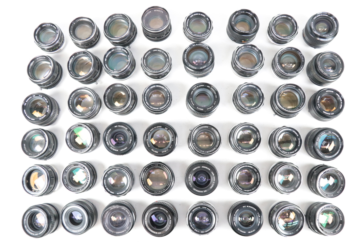 大人気，SALE】 【48点】MINOLTA ミノルタ 単焦点 レンズ まとめ売り