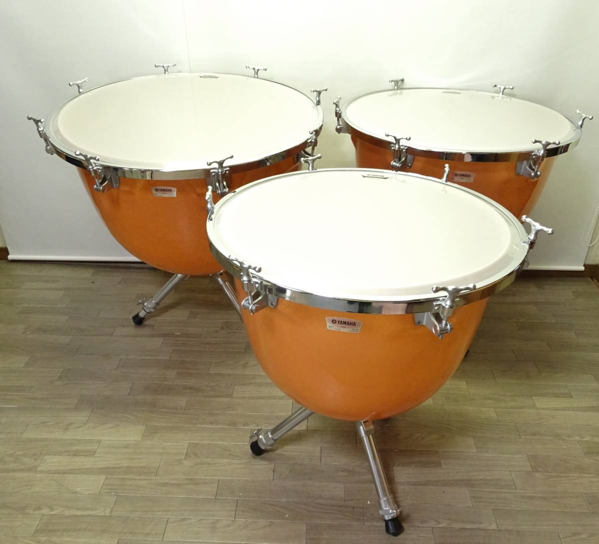 ☆YAMAHA ティンパニー　TP－123B/126B/129B　3台セット　手締め式