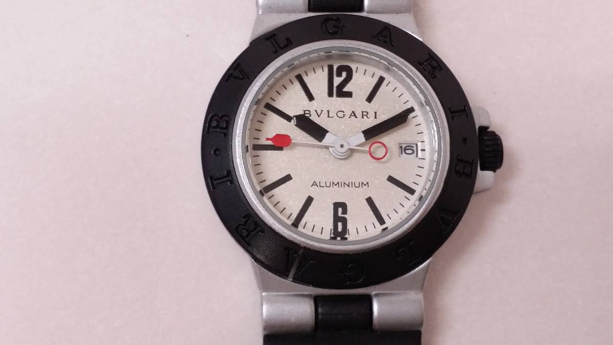 USED品】BVLGARI ブルガリ ALUMINIUM アルミニウム 腕時計 AL38A L3276 