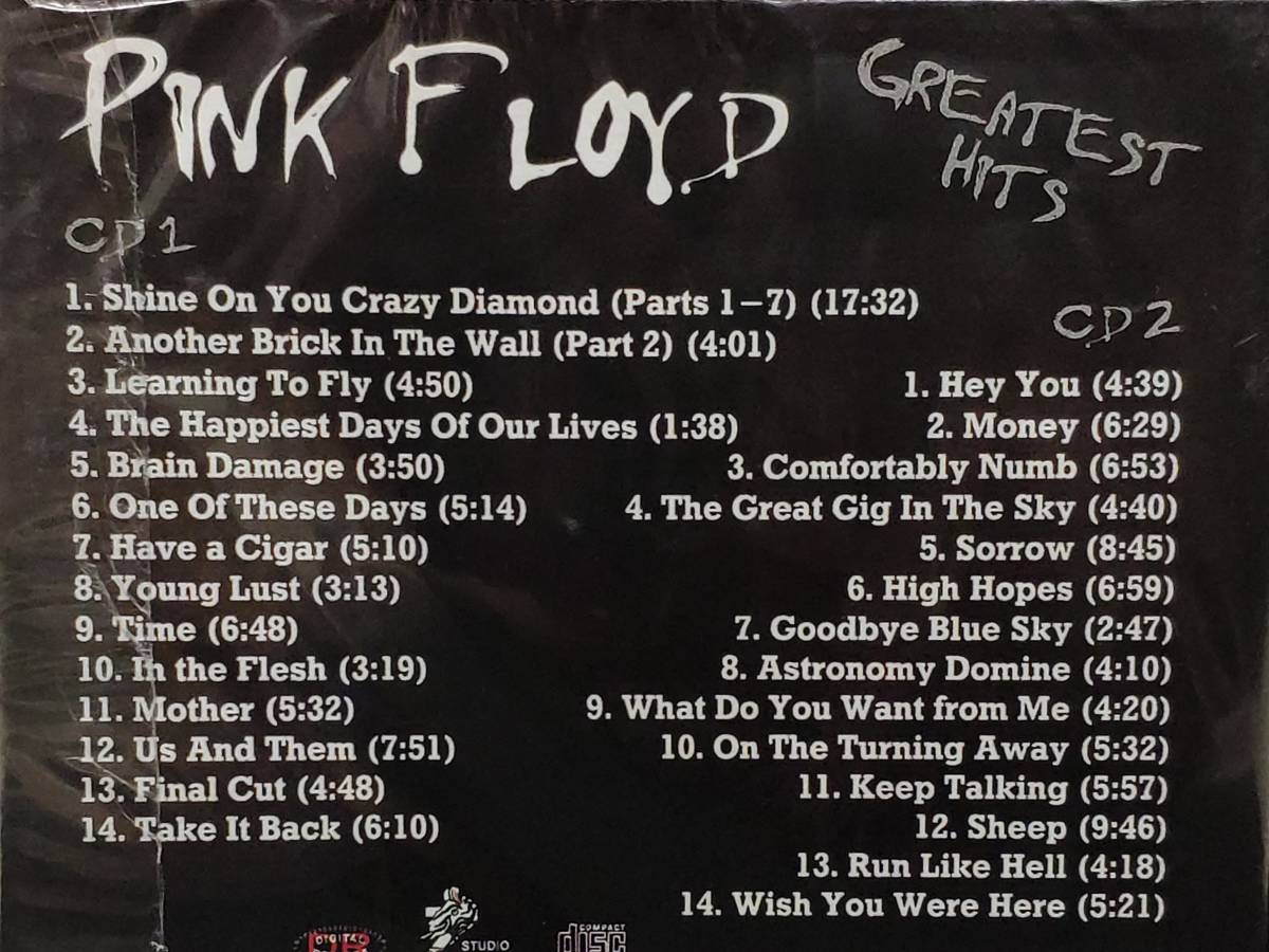 Pink Floyd ピンク フロイド Best ベスト グレイテスト ヒット曲 2枚組 Pink Floyd 売買されたオークション情報 Yahooの商品情報をアーカイブ公開 オークファン Aucfan Com