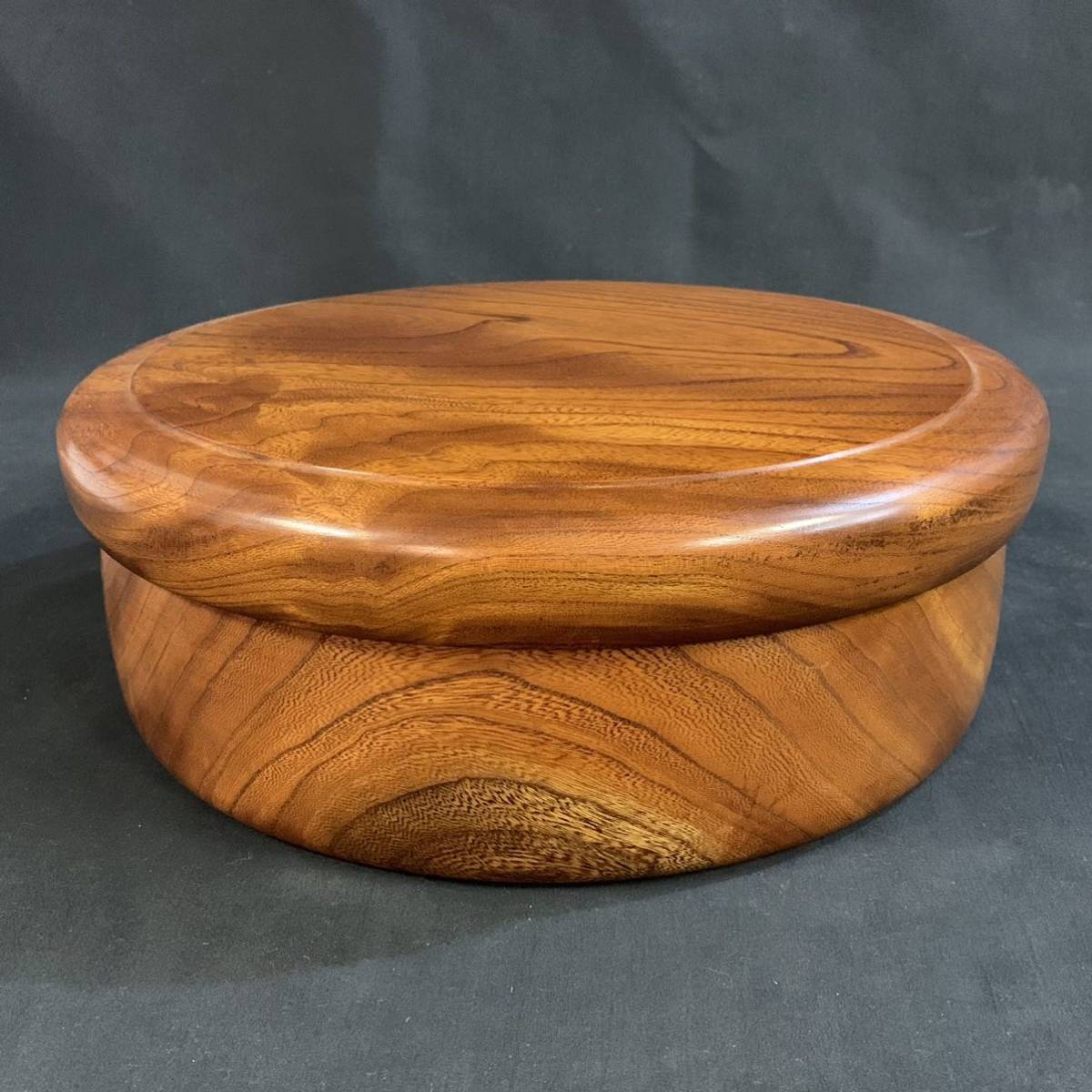 くり抜き 茶びつ ケヤキ 0001 茶櫃 木製 煎茶 茶道 民具