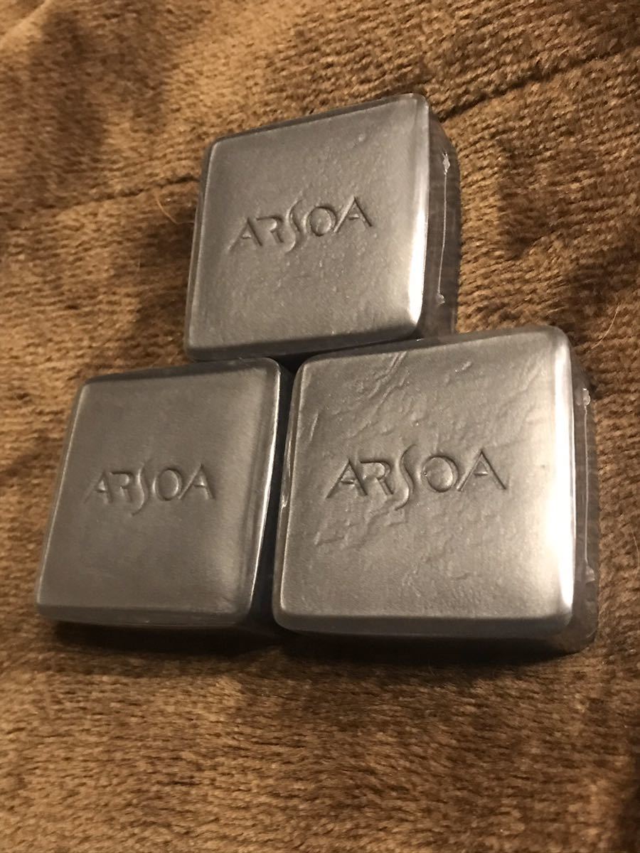 アルソア 135g クイーンシルバー 石鹸 ARSOA 3個 アルソアクイーン