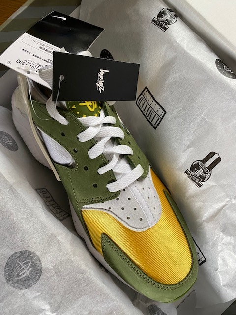 Nike マックスフライ1 27.5cm 新品 STUSSY購入 US9.5 27.5cm ナイキ ステューシー NIKE AIR HUARACHE