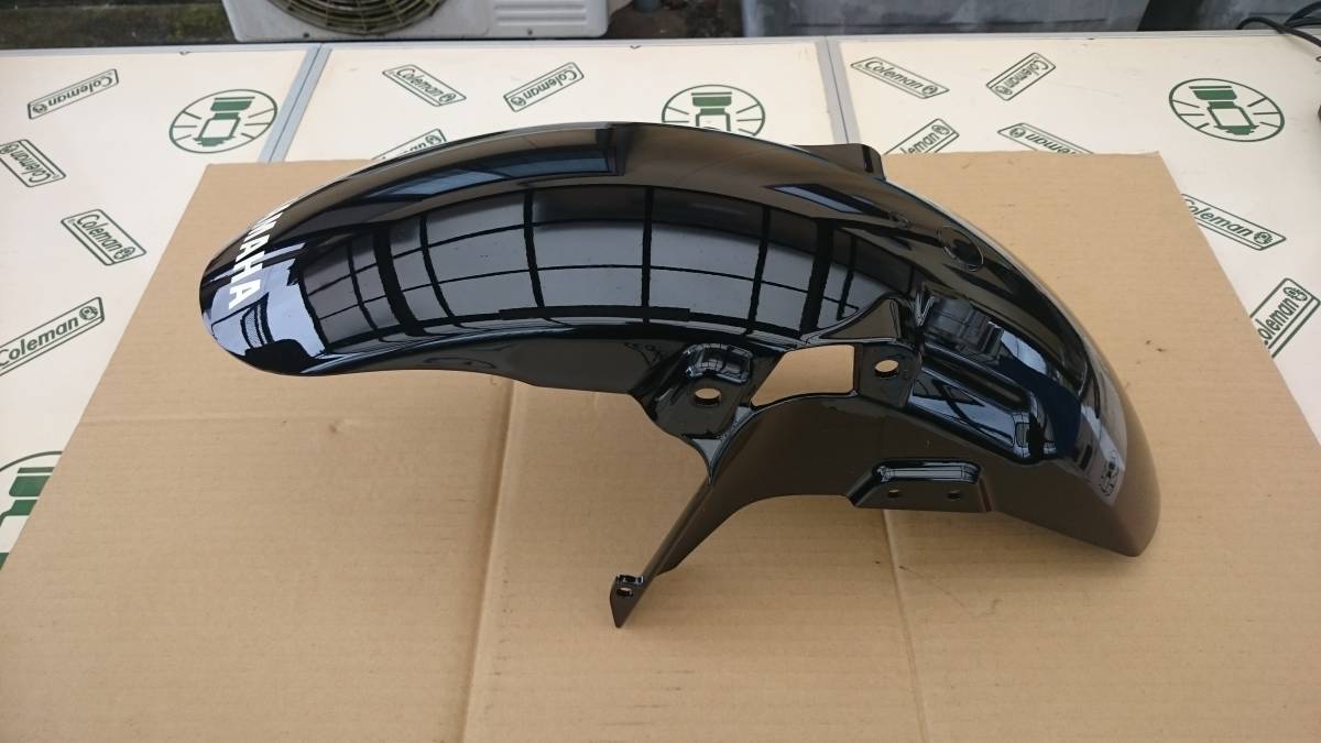 XSR900 フロント フェンダー 純正番号；B90-21511 1回取付け走行のみ(中古) ホースクランプ付_2
