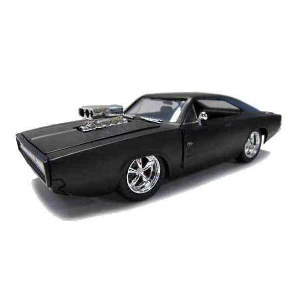 【送料込み】 1/24 Jada Toys ワイルドスピード DOM'S DODGE CHARGER R/T (マットブラック) ドム ダッジ チャージャー