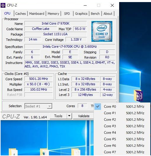 ■水冷■9700K 殻割■i7 9700K 8コア5.0GHz動作,16GB,240GB,Win10,液体金属グリス　便利なオリジナルマニュアル付、電話サポート領収書_5