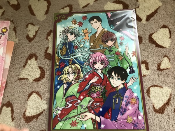 128クリアファイル　CLAMP　原画展 in 京まふ2014　レイアース　ツバサ・クロニクル　XXXHOLiC