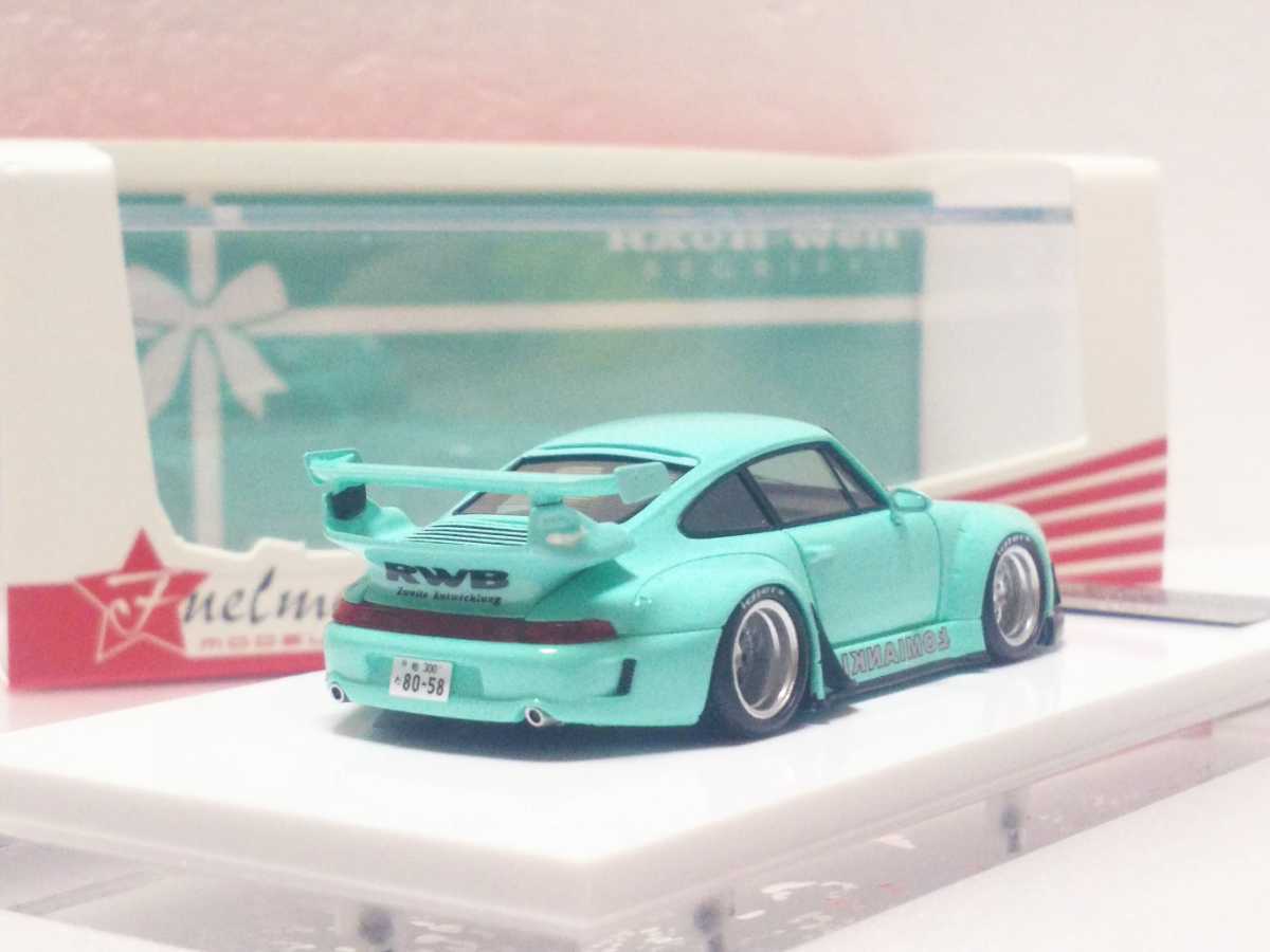 Fuelme 1/64 ポルシェ 911(993) RWB Lomianki グリーン系 RAUH-Welt